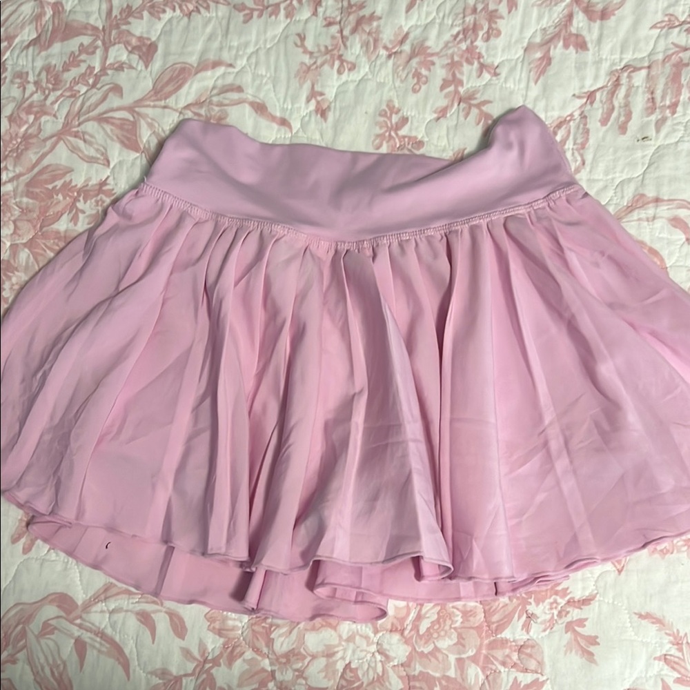 Chic Pink Skater Skirt